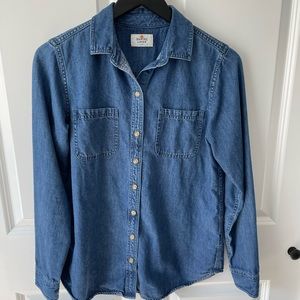 Marine Layer Denim Shirt size small